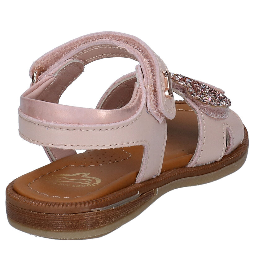 STONES and BONES Zeart Roze Sandalen in leer (291799)