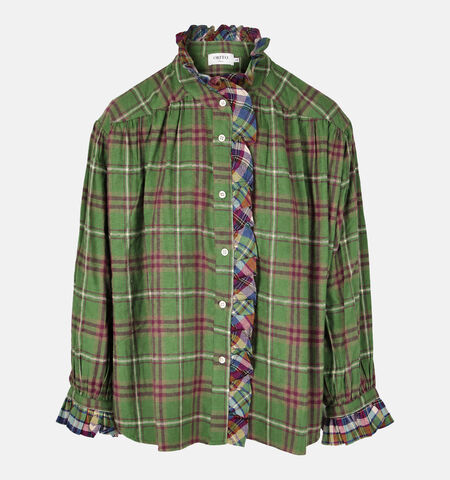 Orfeo Blouses Bruin/Groen