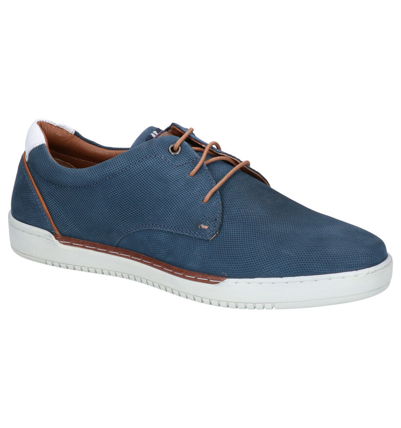 Australian Baskets basses en Bleu foncé en nubuck (272527)