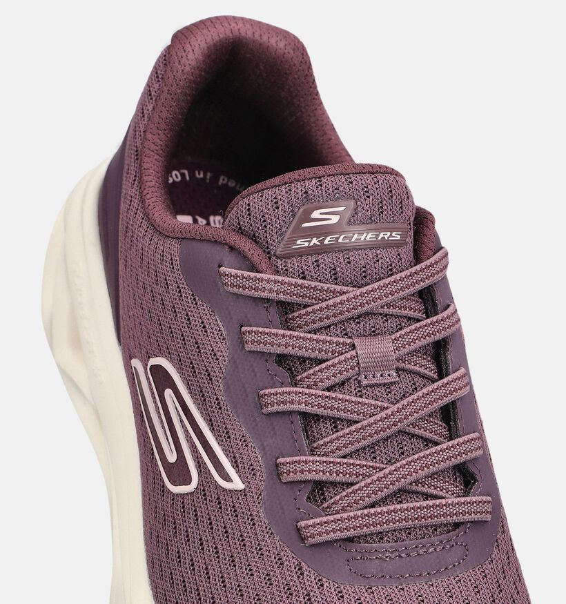 Skechers Glide Step Vortex Baskets en Violet pour femmes (376914) - pour semelles orthop&eacute;diques