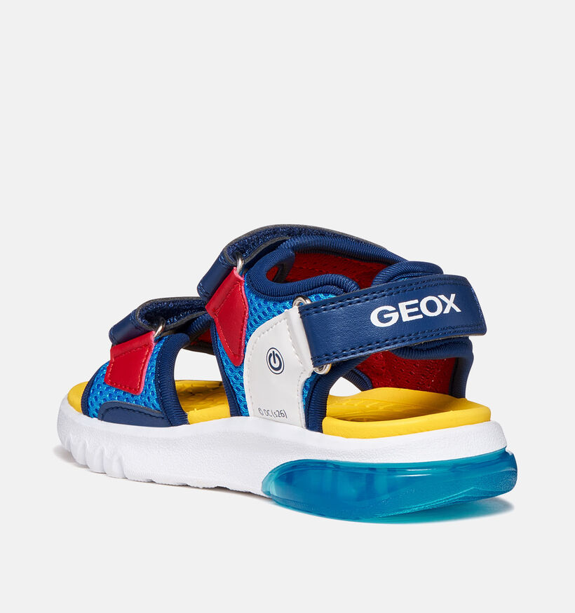 Geox Ciberdron Superman Sandales en Bleu pour gar&ccedil;ons (368870)