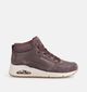 Skechers Uno Stacre Shine Baskets montantes en Marron pour femmes (376923) - pour semelles orthop&eacute;diques