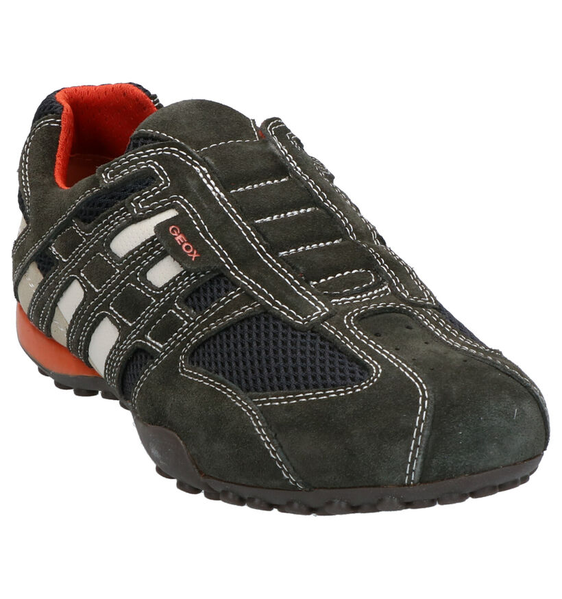 Geox Snake Chaussures slip-on en Bleu pour hommes (278963) - pour semelles orthopédiques