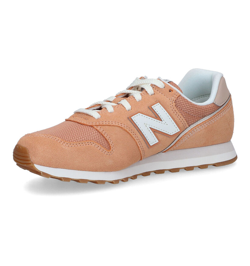 New Balance WL373 Baskets en Beige pour femmes (293659) - pour semelles orthopédiques