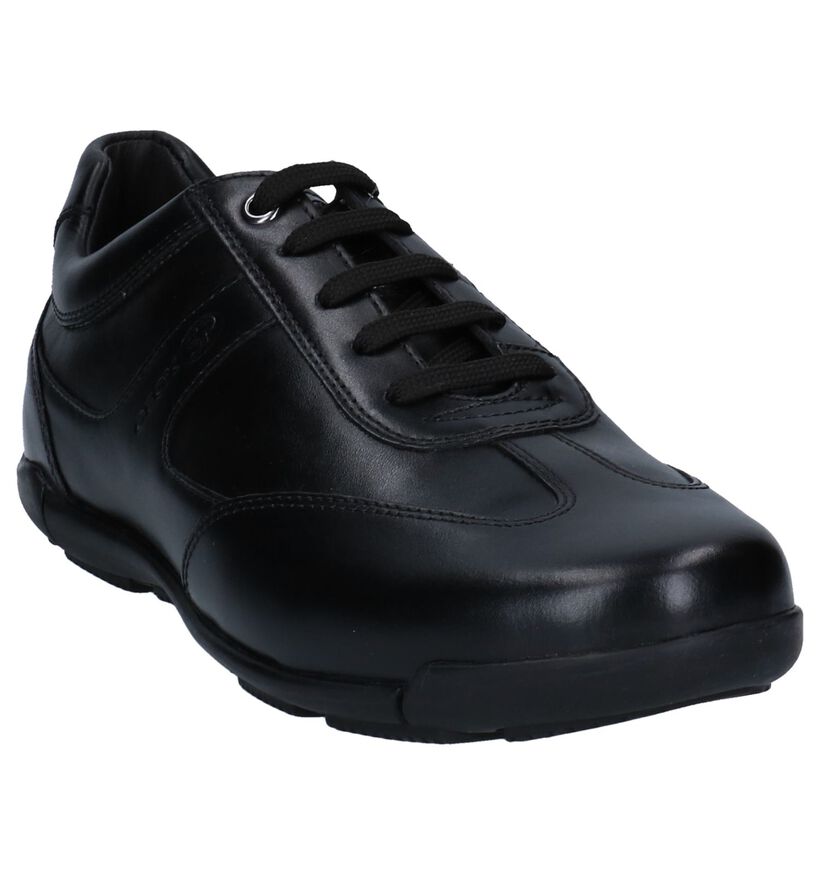 Geox Chaussures basses en Noir en cuir (251614)
