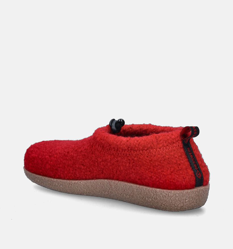 Giesswein Vent Pantoufles en Rouge pour femmes (349156)
