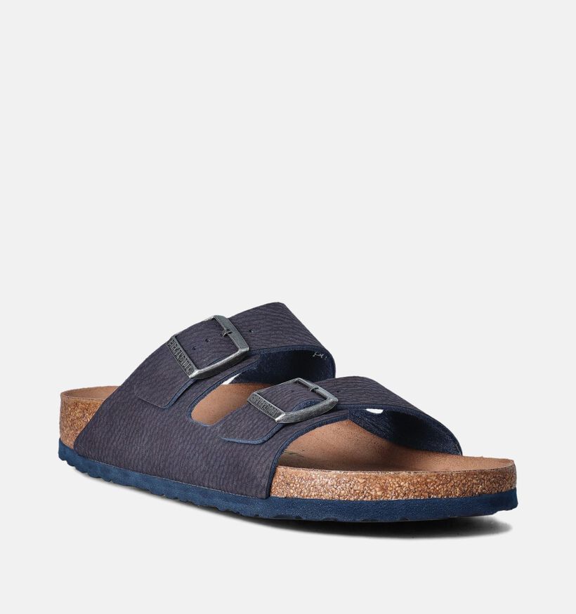 Birkenstock Arizona Nu-pieds en Bleu pour hommes (352953)