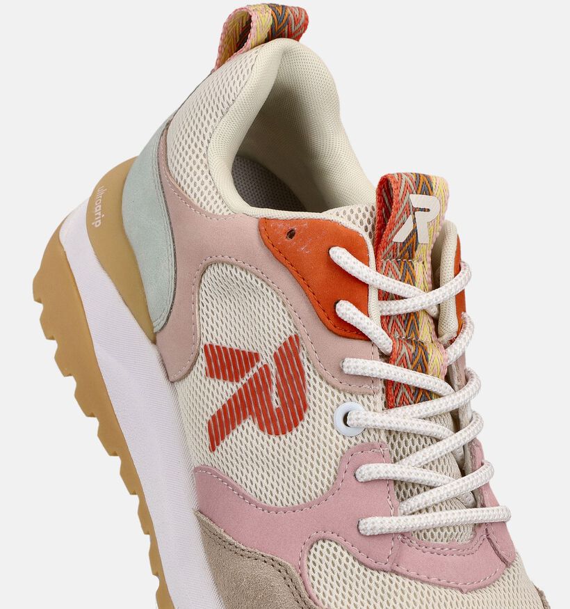 Rieker R-Evolution Beige/Pastel Sneakers voor dames (370436) - geschikt voor steunzolen