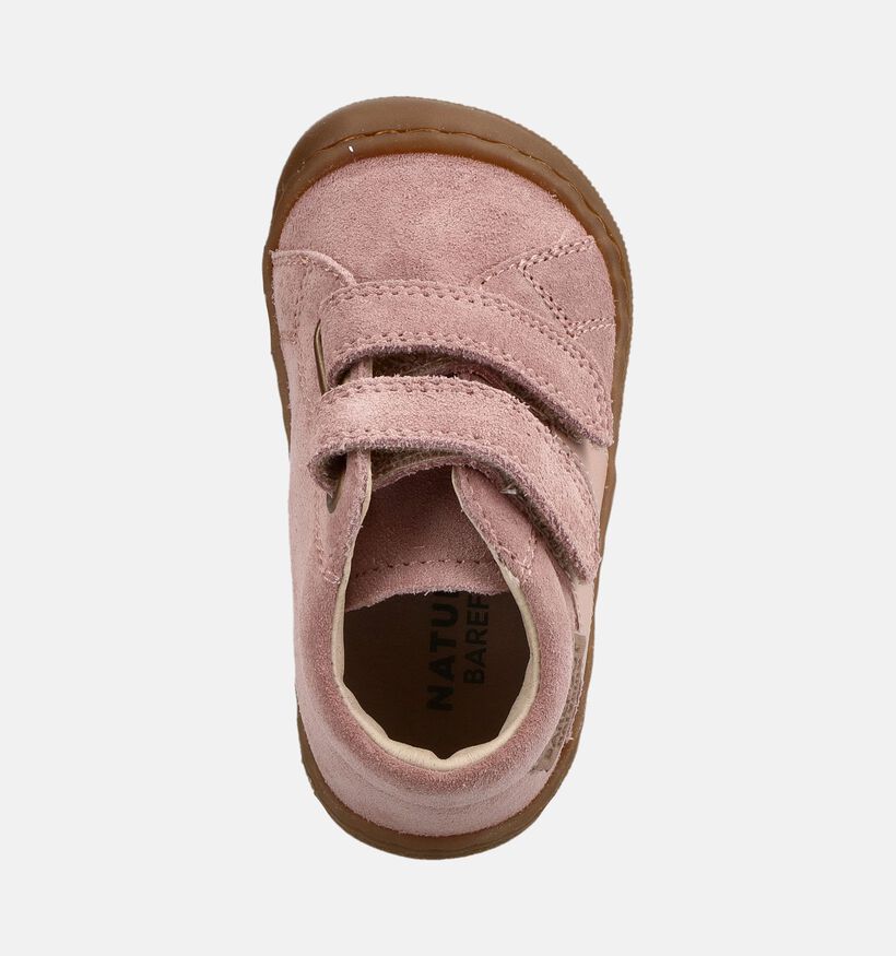 Naturino Barefoot Sabby Roze Boots met Velcro voor meisjes (380671) - geschikt voor steunzolen
