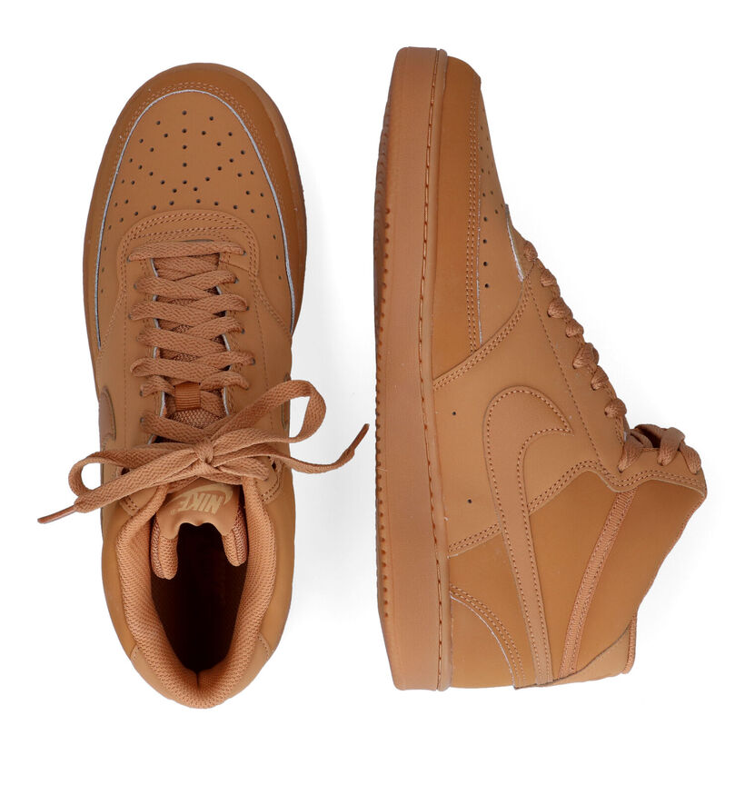 Nike Court Vision Mid Next Nature Zwarte sneakers voor heren (332319)