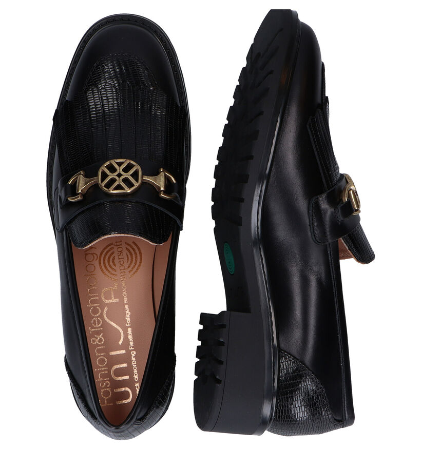 Unisa Mocassins en Noir en cuir (297808)