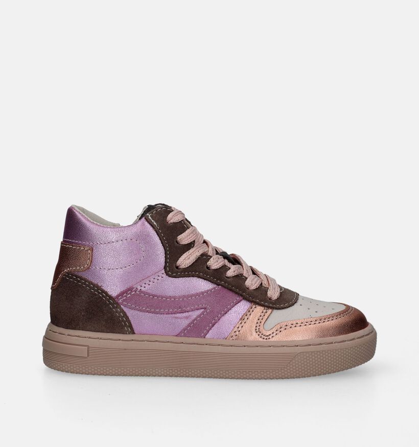 Little David Palermo Baskets hautes en Rose pour filles (349375)