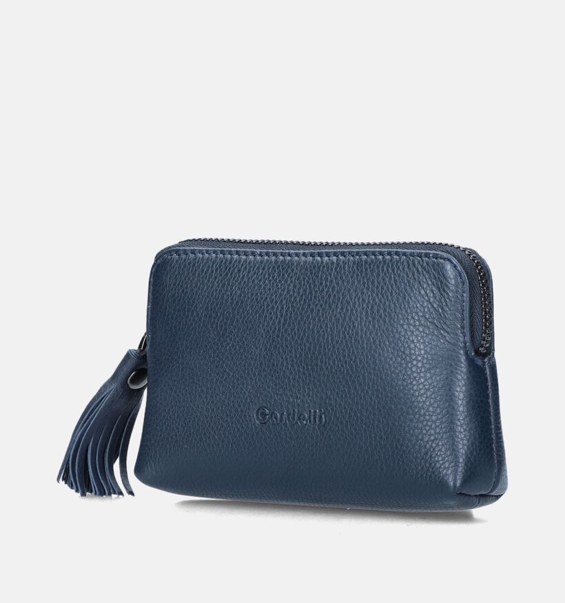 Euro-Leather Blauwe Geldbeugel voor dames (353514)