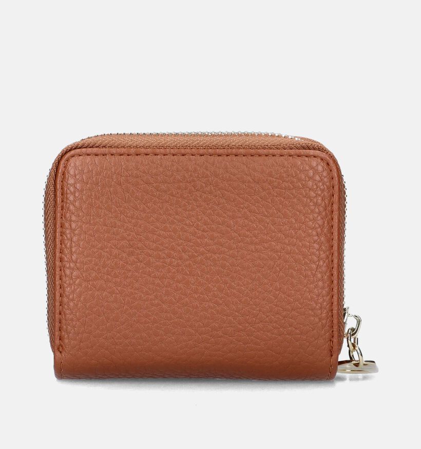 Laurent David Estee 007 Porte-monnaie Zippé en Cognac pour femmes (357973)