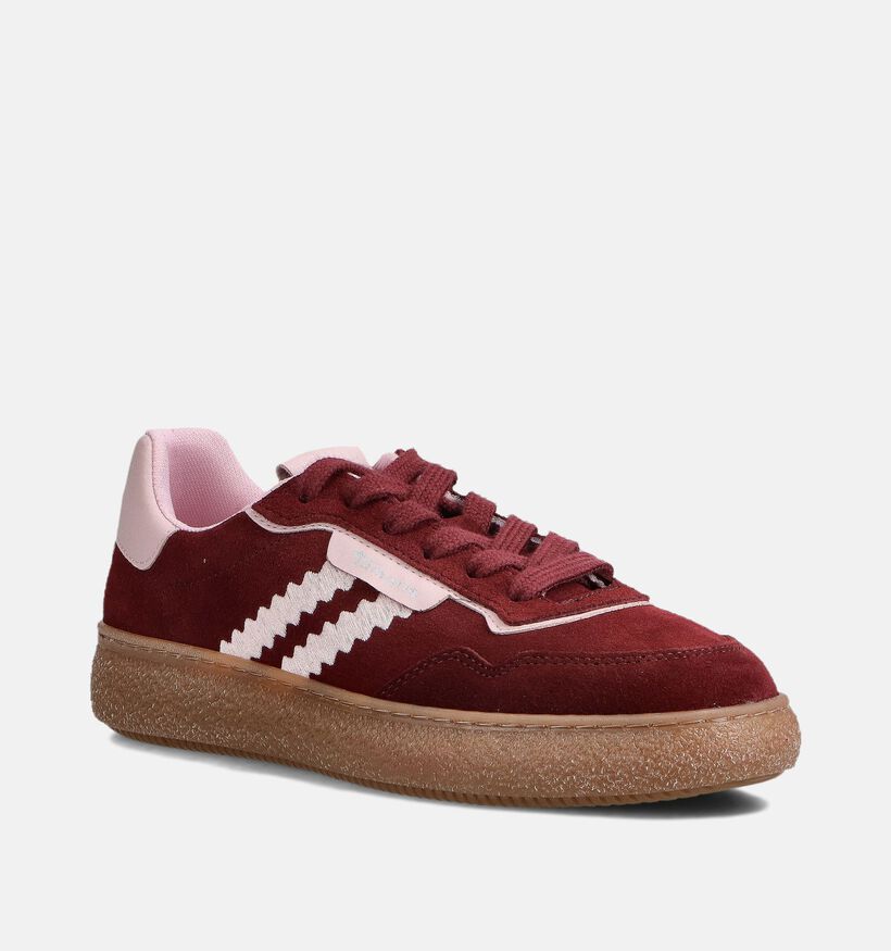 Tamaris Baskets en Bordeaux/Rose pour femmes (365038) - pour semelles orthopédiques