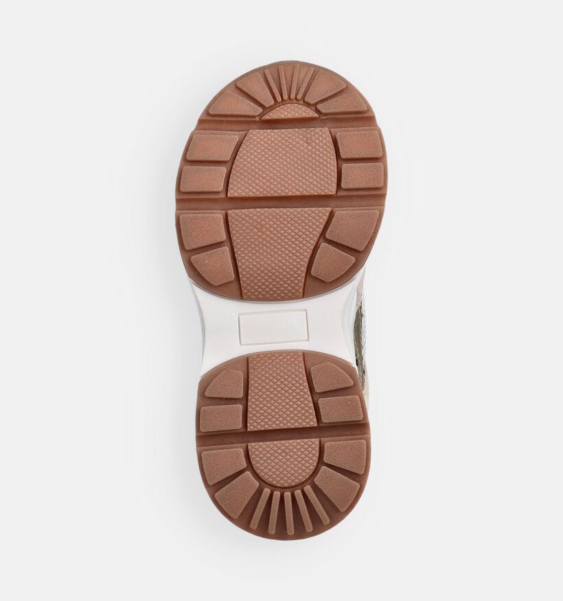 Posh by Poelman Beige/Witte Sneakers voor meisjes (370766)