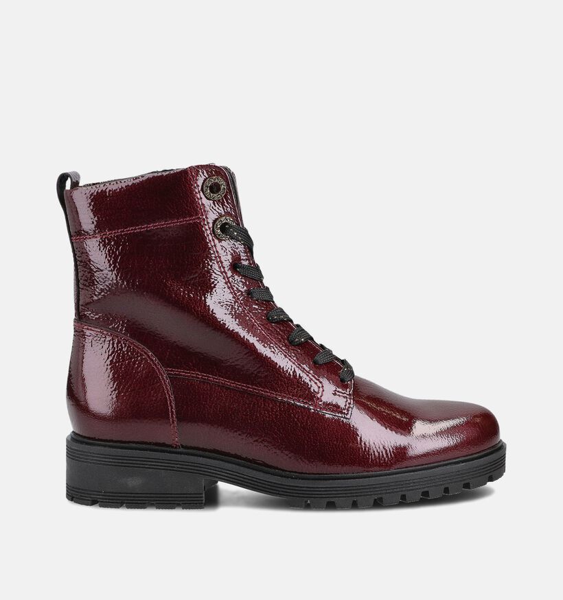 Gabor Boots à lacets en Bordeaux pour femmes (363416) - pour semelles orthopédiques