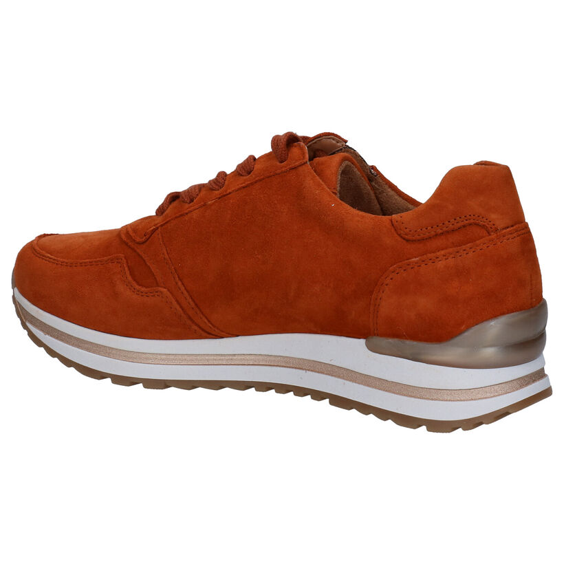 Gabor OptiFit Chaussures à Lacets en Vert kaki en daim (282377)