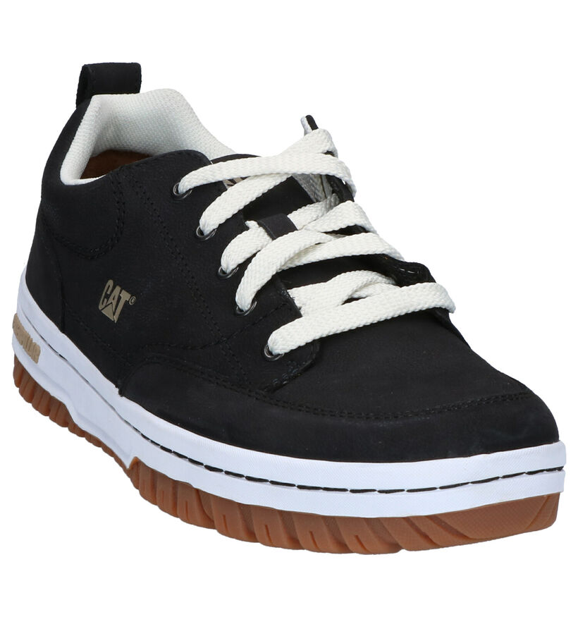 Caterpillar Decade Chaussures à Lacets en Noir en cuir (256192)