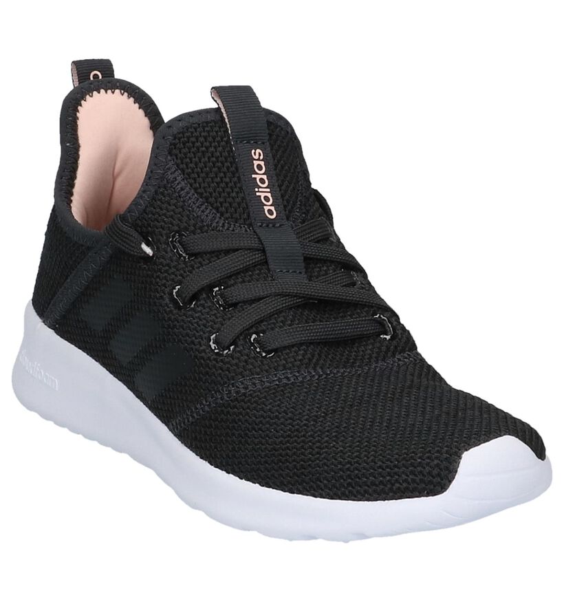Zwarte Sneakers adidas Cloudfoam Pure in stof (208786)