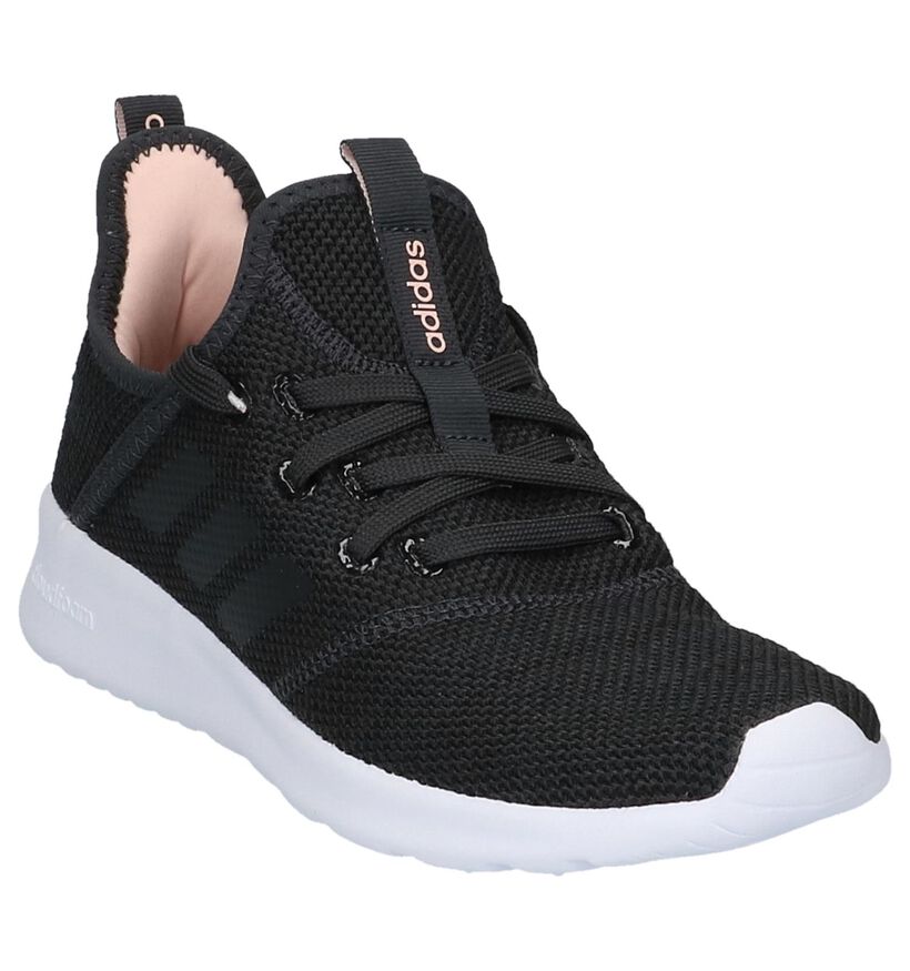 adidas Cloudfoam Pure Baskets en Noir en textile (208786)