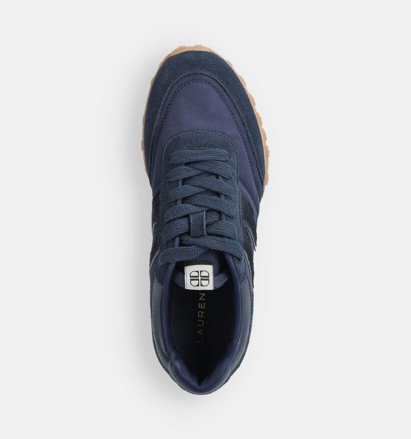 Laurent David Donkerblauwe Veterschoenen voor dames (365034) - geschikt voor steunzolen