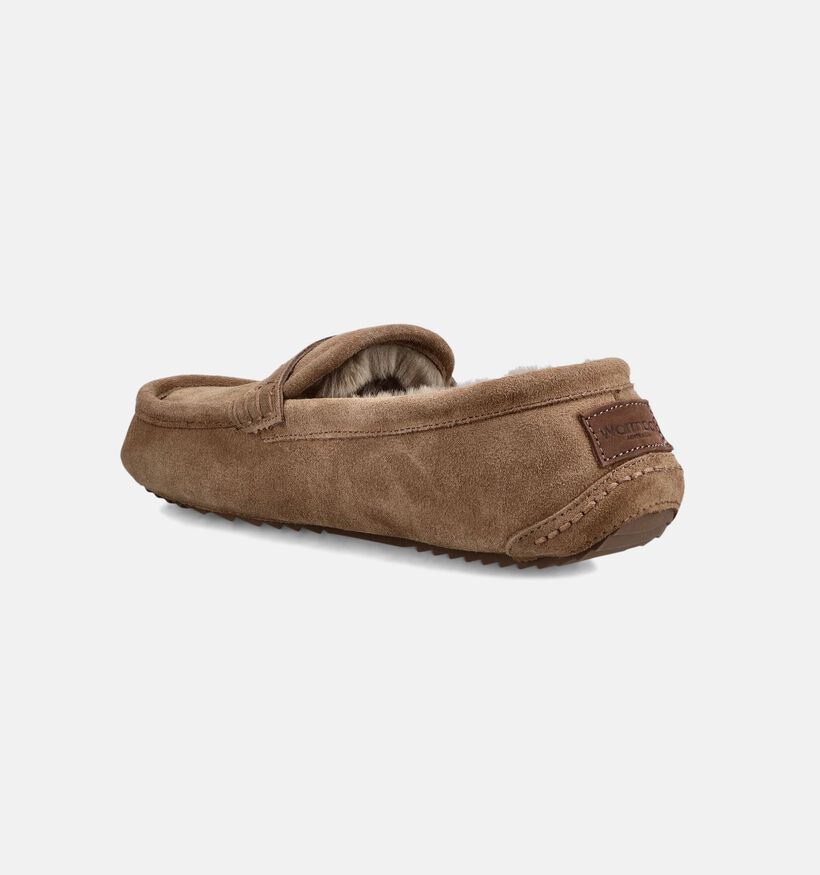 Warmbat Morwell Pantoufles ferm&eacute;es en Marron pour hommes (379316)