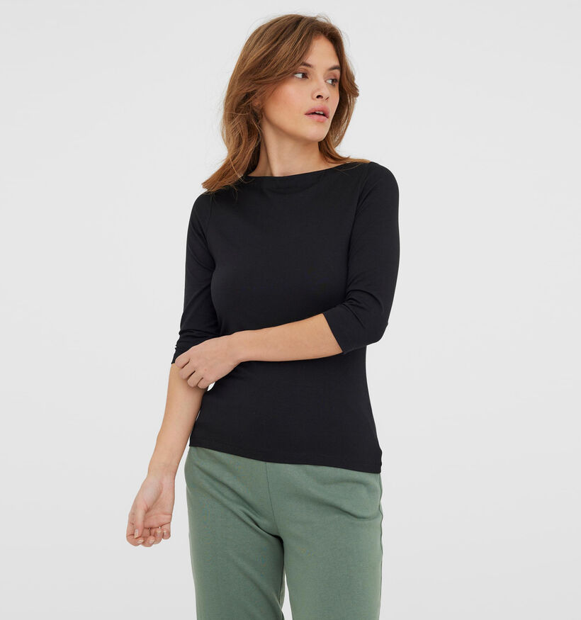 Vero Moda Panda Zwart Basic T-shirt voor dames (330910)