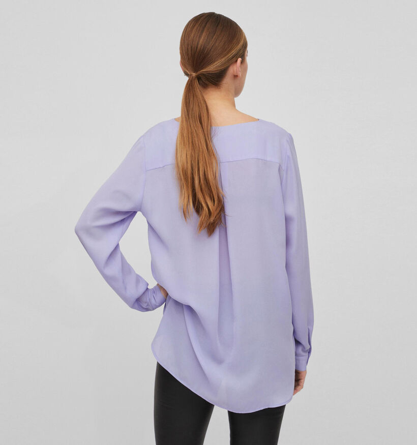 Vila Lucy Blauwe Blouse voor dames (328854)