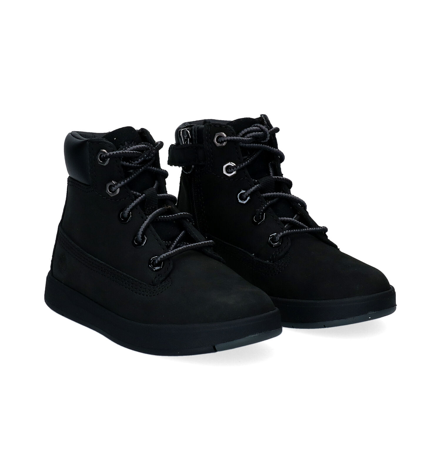 Timberland Davis Square 6 Inch Zwarte Bottines Jongens Hoge