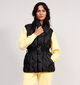 Mexx Zwarte Belted Bodywarmer voor dames (361058)