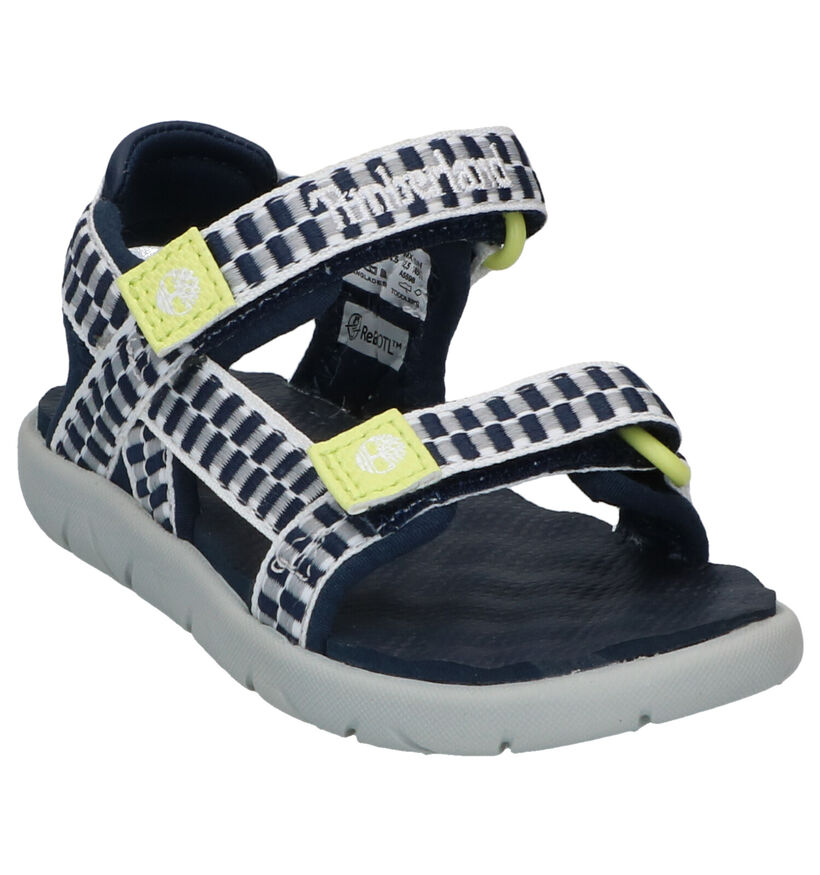 Timberland Perkins Row Webbing Sandales en Vert pour garçons (305833)