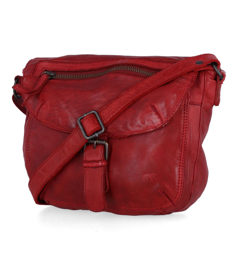 Bear Design Gele Crossbody Tas in leer (329769)