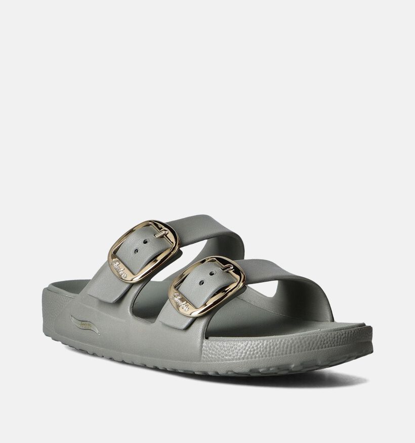 Skechers Arch Fit Cali Breeze 2.0 Gold Star Kaki Slippers voor dames (354734)