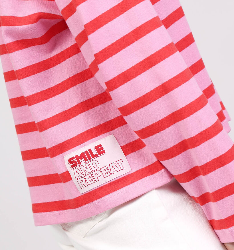 The Shirt Project Roze T-shirt met lange mouwen voor dames (374347)