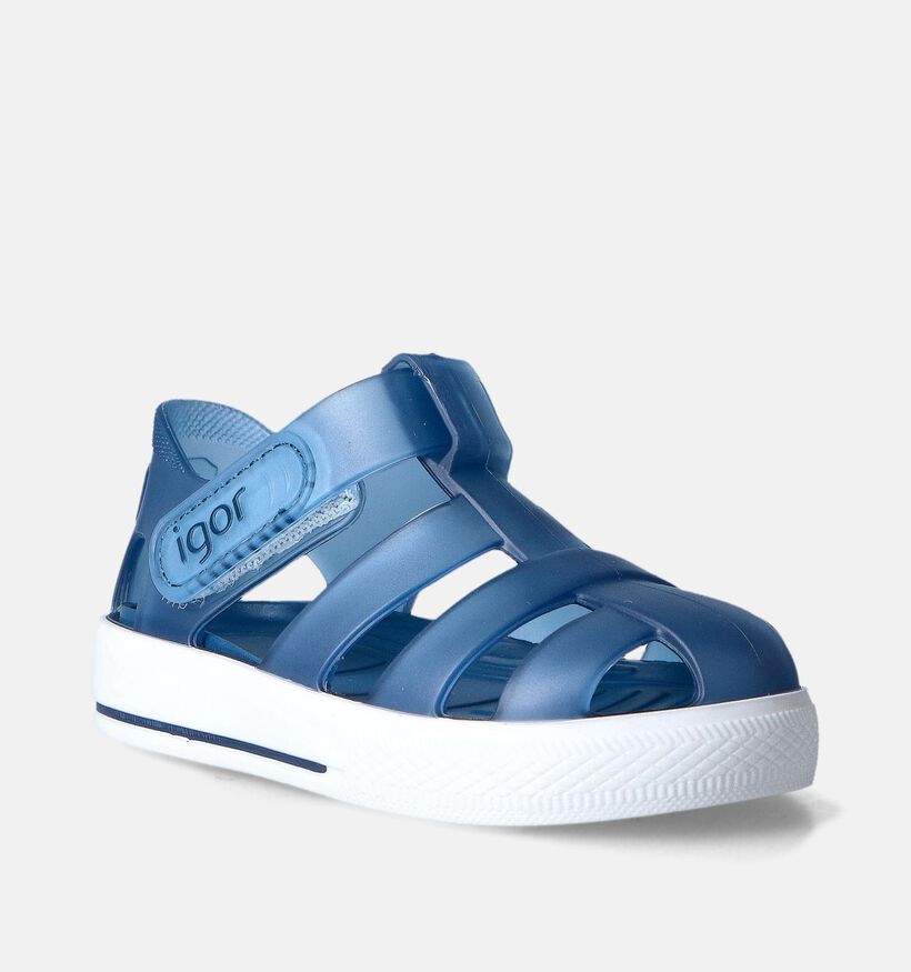 Igor Sandales pour bébé en Bleu pour filles, garçons (356210)