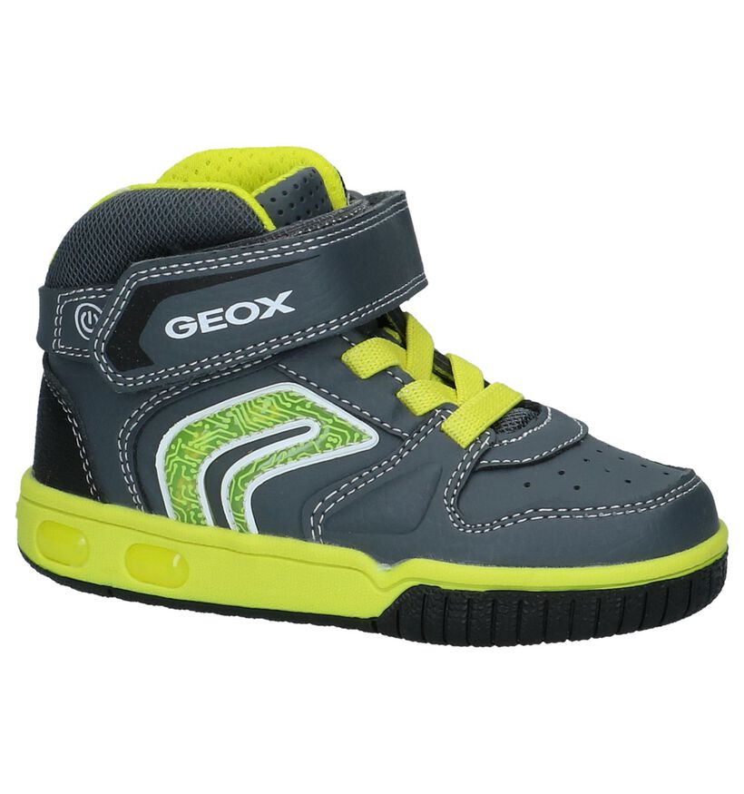 Geox Grijze Sneakers met Lichtjes, , pdp