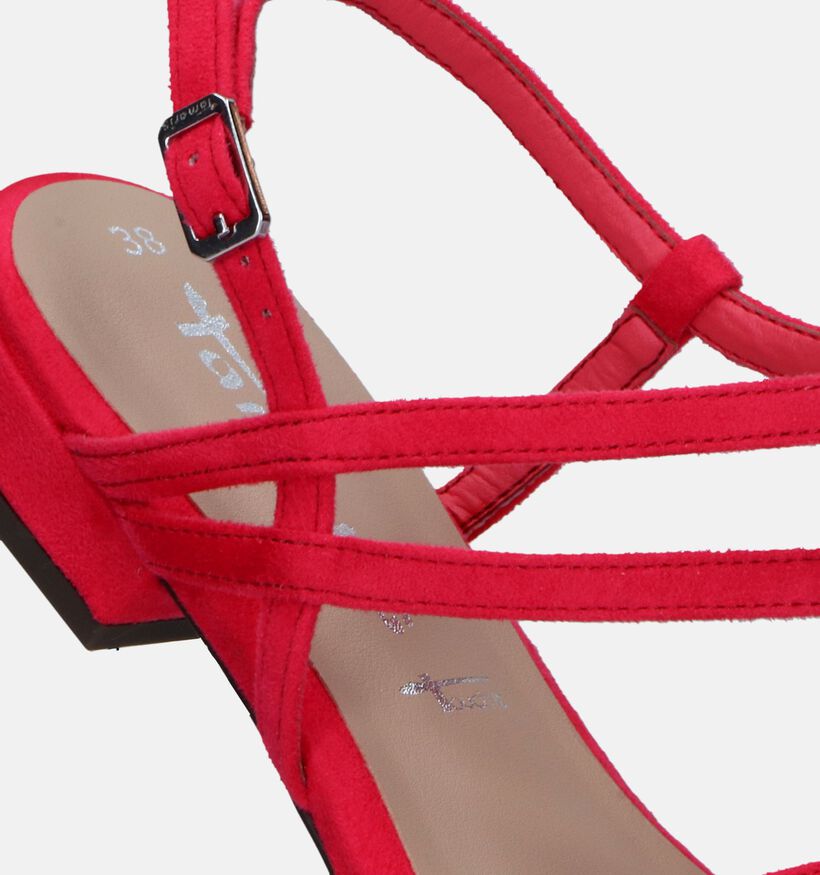 Tamaris Sandales plates en Fuchsia pour femmes (338253)
