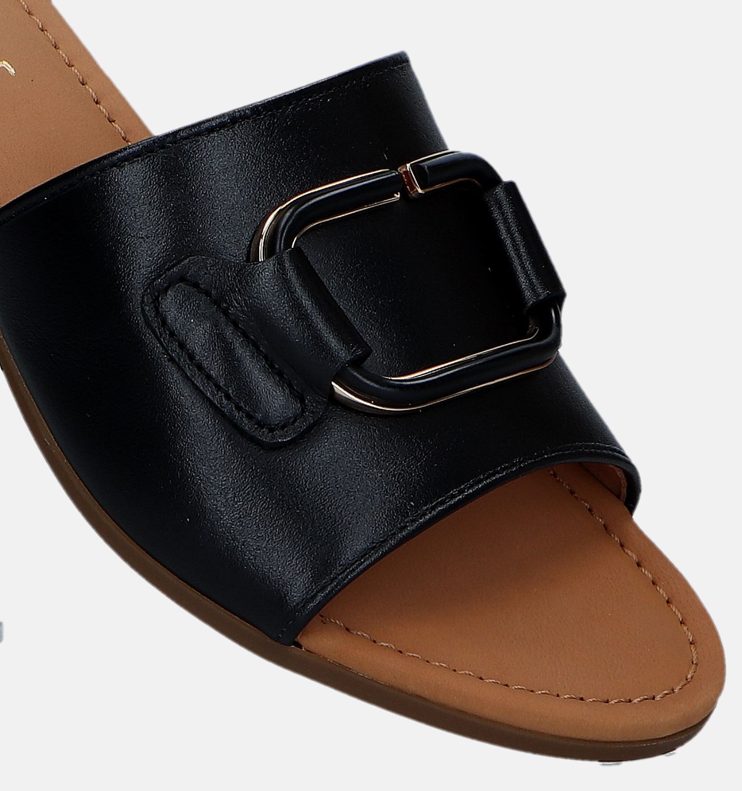 Gabor Comfort Zwarte Slippers Dames Slippers Online op TORFS.BE