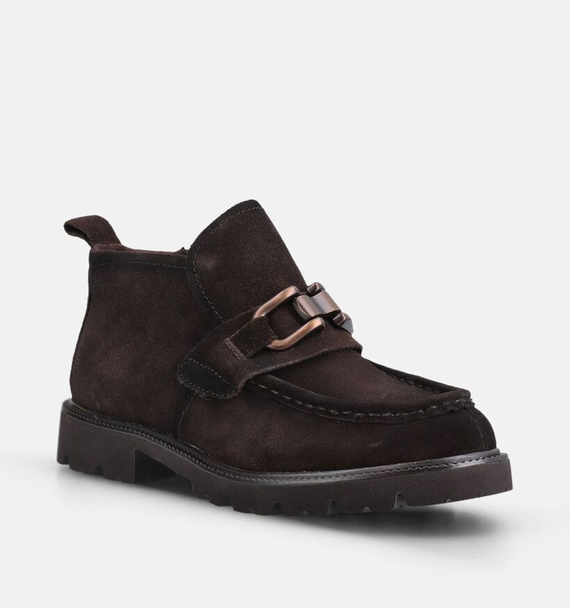 Tamaris Comfort Donkerbruine Boots voor dames (376367) - geschikt voor steunzolen
