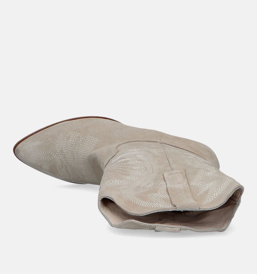 Babouche Bottes courtes en Beige pour femmes (332782)