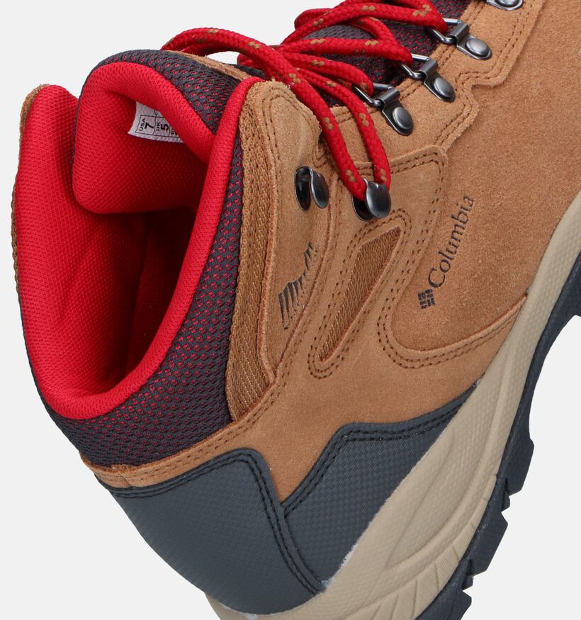 Columbia Newton Ridge Plus Waterproof Amped Bottines en Cognac pour femmes (344830)