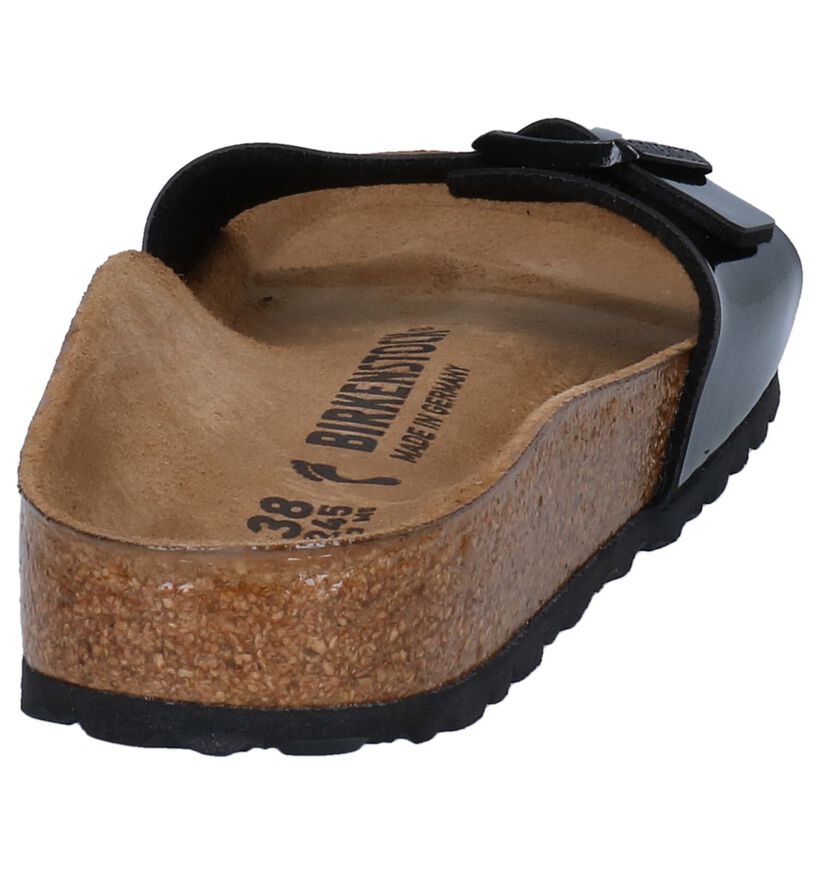 Birkenstock Madrid Rode Slippers in kunstleer (322644)