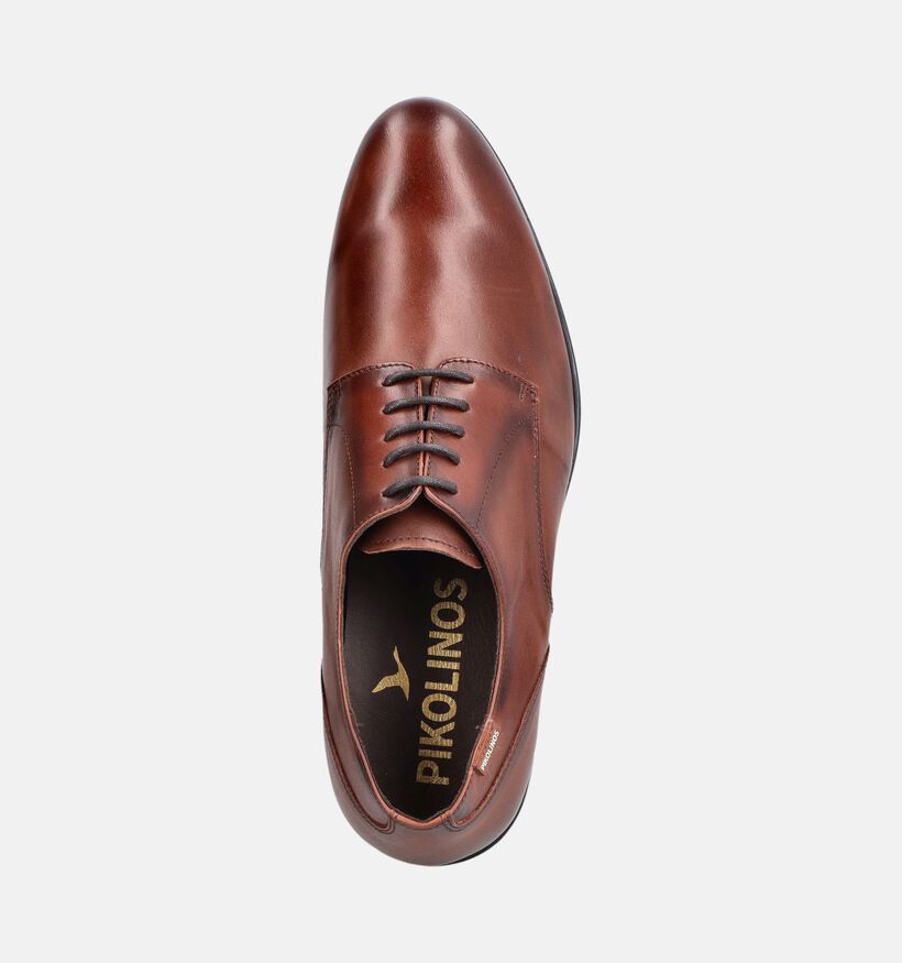 Pikolinos Bristol Bruine Geklede Veterschoenen voor heren (387867) - geschikt voor steunzolen