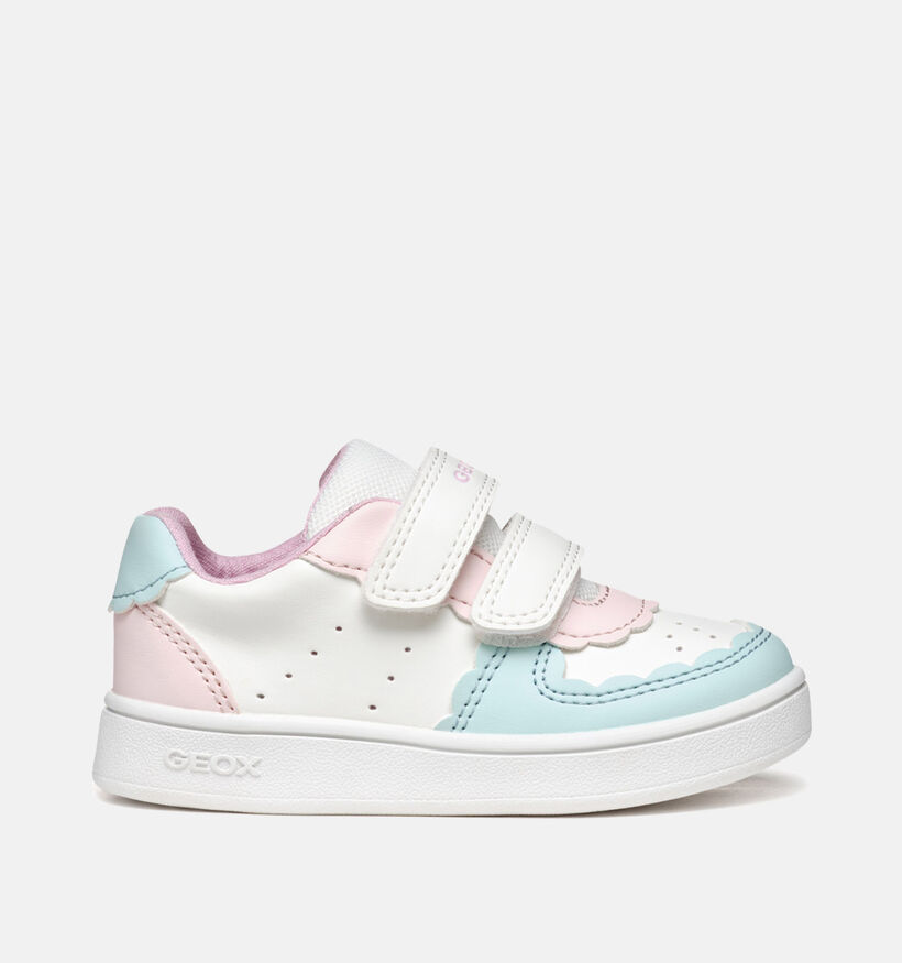 Geox Eclyper Witte Sneakers voor meisjes (356401) - geschikt voor steunzolen