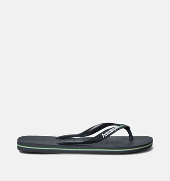 Teenslippers zwart