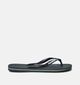 Havaianas Brasil Logo Zwarte Teenslippers voor heren (357801)