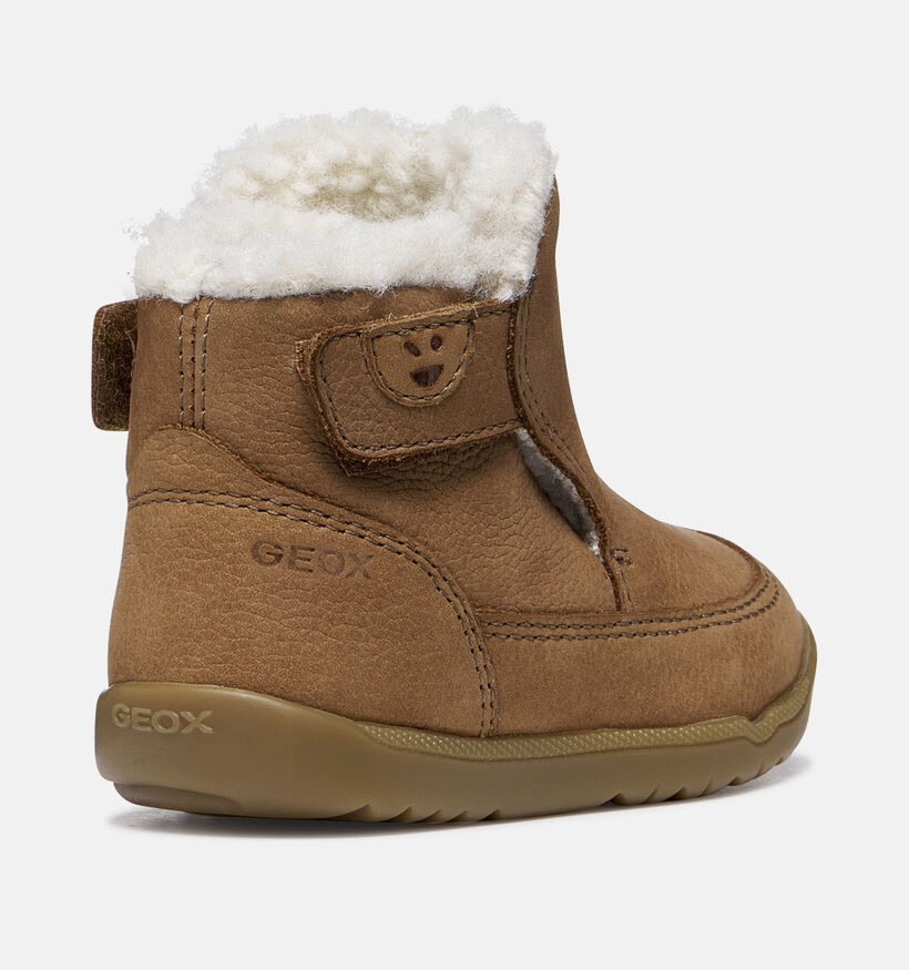 Geox Bruine Boots met Velcro voor jongens (377754) - geschikt voor steunzolen