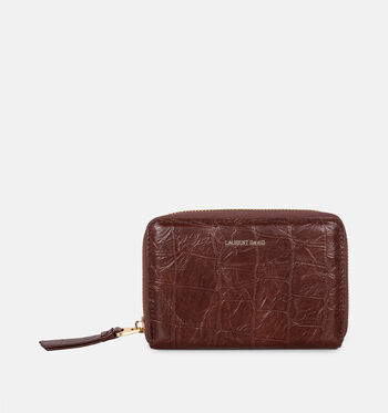 Laurent David Portemonnees Cognac/Bruin/Bordeaux