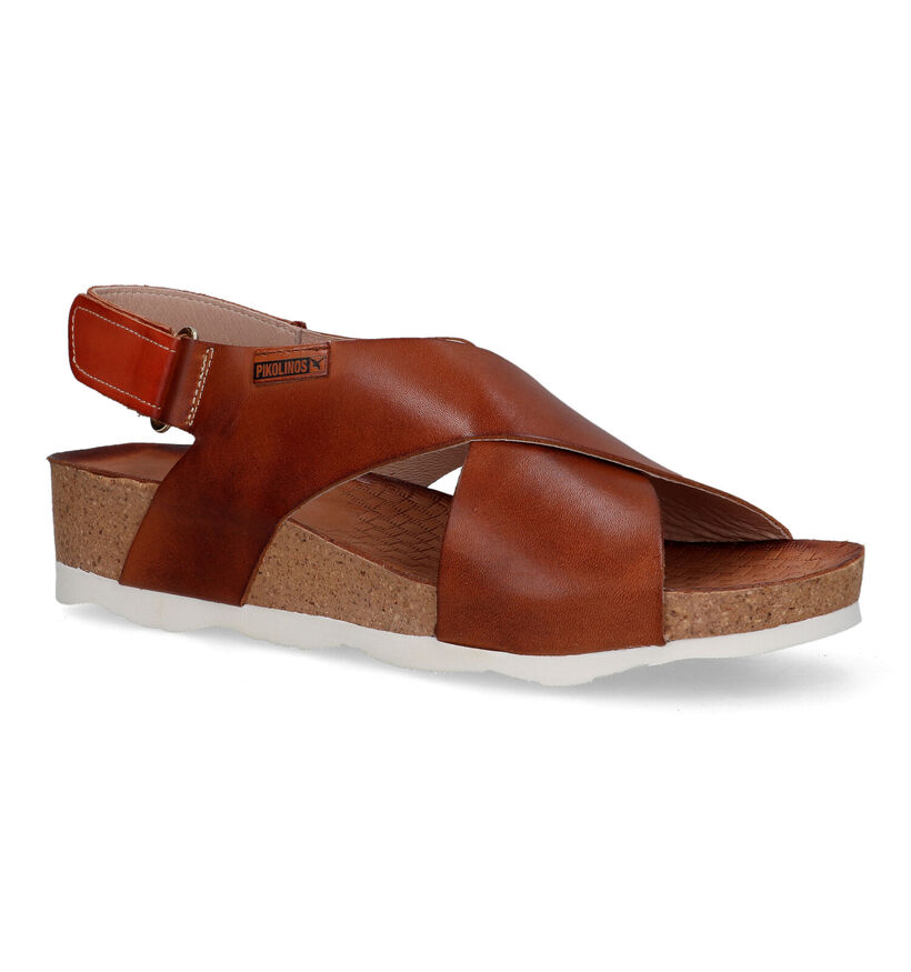 Pikolinos Mahon Cognac Sandalen voor dames (323306)